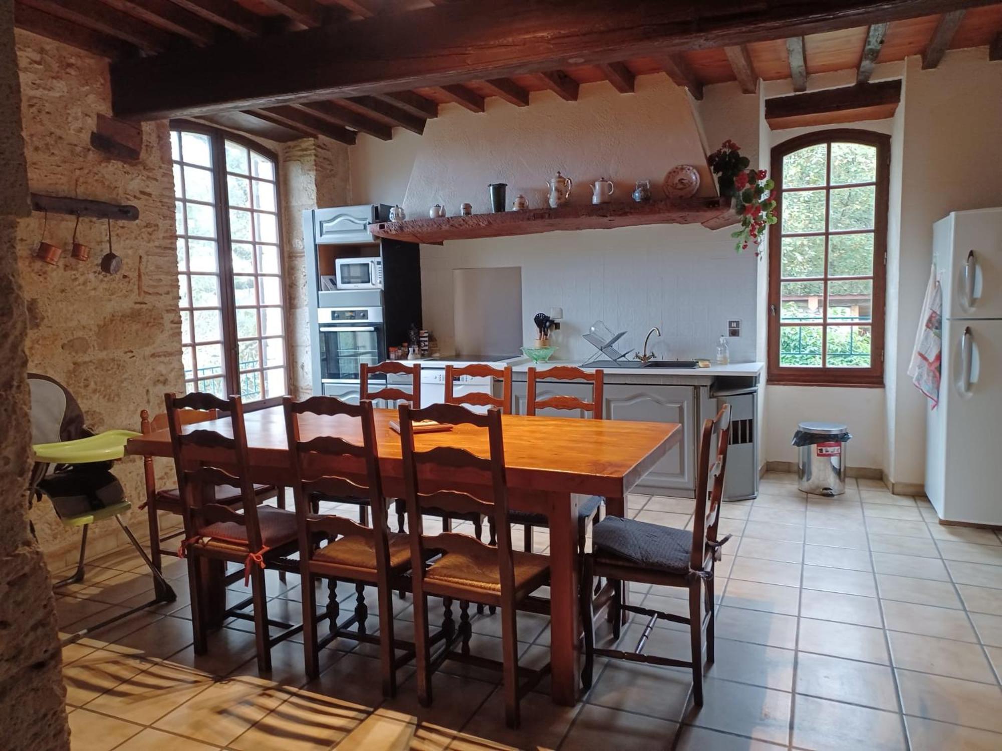 Tayrac  Chaleureux Cottage, Piscine Patio מראה חיצוני תמונה